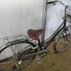 B864　限定特価　整備済み★ブリヂストン　ロココロイヤル　ブラウン　ベルト★ 中古自転車 【27インチ 】