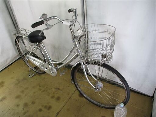 B881　限定特価　整備済み★ブリヂストン　PREVIO　シルバー　5段変速★ 中古自転車 【26インチ 】 B881 限定特価 整備済み☆ブリヂストン PREVIO シルバー 5段変速