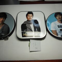 ヒョンビン　DVD/CDケース（丸缶２個・四角缶１個）