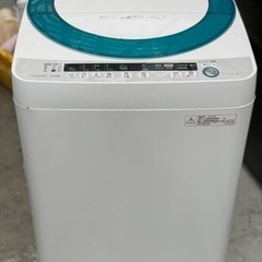 送料・設置込み 洗濯機 7kg SHARP 2014年