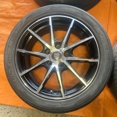 🌈215/50R17 3分山サマータイヤ、アルミホイールセット