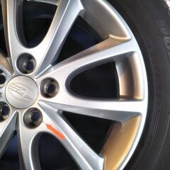 夏 スバル純正 インプレッサ 日本製 エンケイ 16インチ【富山】GP GJ インプレッサ スポーツ 純正 205/55R16 ルマンV 中古4本 レガシィ PCD100