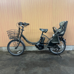 純正カゴ付き‼️ 子供乗せ 電動自転車 BRIDGESTONE ビッケ 20インチ 二 