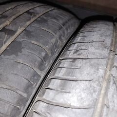 HE21Sラパン スズキ純正アルミホイール ホワイト 白 タイヤ付き 155/65R13 ４本セット　PCD100 4H