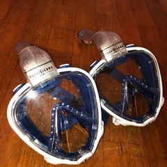 アクアラング社　シュノーケリング　フルマスク　2セット