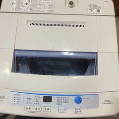 U2907　アクア　２０１７年　６ｋｇ　洗濯機
