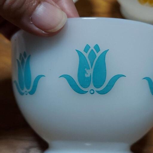 Fire King チューリップ カッテージチーズボウル 5色