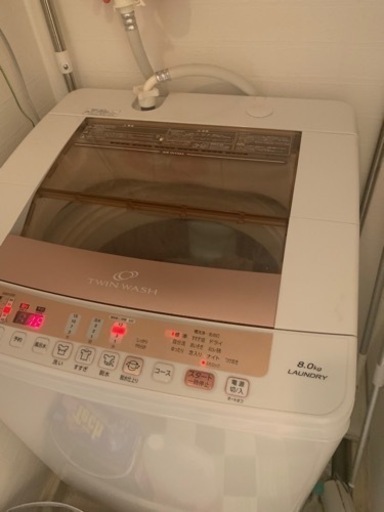 8.0kg全自動洗濯機　AQUA AQW-VW800E(WX)