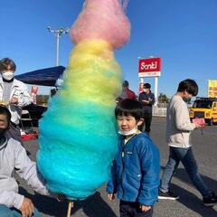 雨のため綿菓子屋中止 東金八鶴湖 お花見産業祭開催