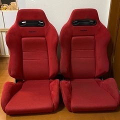 RECARO 赤レカロシート 2脚セット　インテグラTYPER 純正