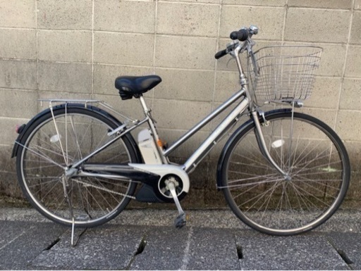 【電動自転車】ヤマハ　パスシティS 8.1ah新品バッテリー付　状態良好❗️通勤、通学に❗️若林自転車　膳所SALE❗️