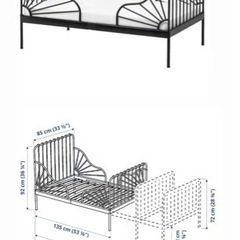 IKEA伸長式シングルベッド