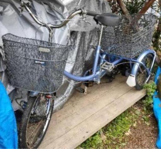 レア？ 転びにくい 自転車 三輪車美品 ミヤタ 変速付 三輪車 タイヤ 
