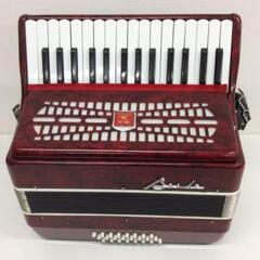 BAI-LE アコーディオン M2019 レッド 30鍵モデル 24ベース
