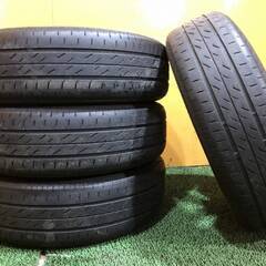 No.760　スズキ ワゴンR純正ホイール　14インチ 14×4.5J　4穴 PCD100　ブリヂストンタイヤ 155/65R14　4本 売切 140サイズ×4