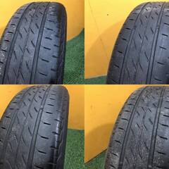 No.760　スズキ ワゴンR純正ホイール　14インチ 14×4.5J　4穴 PCD100　ブリヂストンタイヤ 155/65R14　4本 売切 140サイズ×4