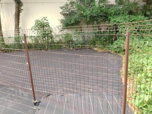 徐草、防草シート、外構工事