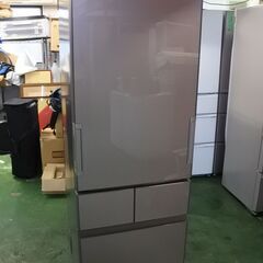 SHARP 18年式 SJ-GT42D-T 415L 4ドア 両開き プラズマクラスタ 冷蔵庫 