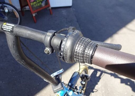 THFIFT 折りたたみ自転車 20インチ 6段変速 水色 折り畳み 6段切替 札幌市 白石区 東札幌