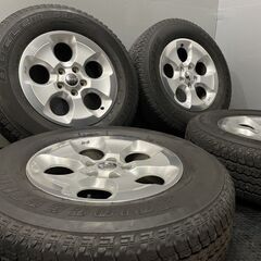 【BS DUELER H/T 255/70R18】夏タイヤ【Jeep ラングラー アンリミテッドサハラ 純正ホイール 18インチ 7.5J5HPCD127+44.45】　(MTN139)クレジットカード QRコード決済可能