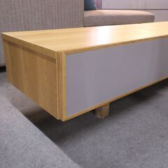 【お新古市場】お電話で3日間お取り置き可能！！ W1800 TVボード 木目調ナチュラル 【JV0331-02】