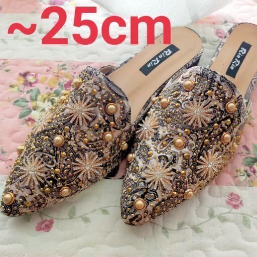 美品★チャイナシューズ(サンダル)23〜25cm
