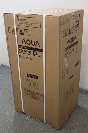 新品未使用 アクア 2ドア冷凍冷蔵庫 168L AQR-17K-R ルージュ AQUA  新品家電 店頭引取歓迎 R5607)