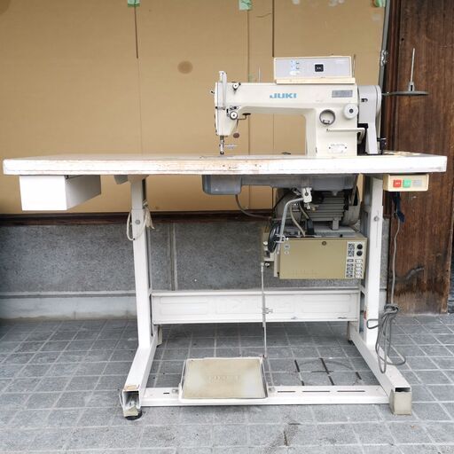 JUKI ジューキ DDL-5570N SC-120N 100V 電動ミシン 本縫 一般使用可能 内職 裁縫 業務用 簡易動作確認済 現状品 直接引取のみ#119