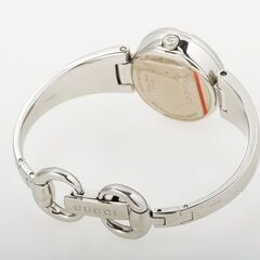 GUCCI】グッチ SS 腕時計 3Pダイヤ バングル Gバルーン ステンレス