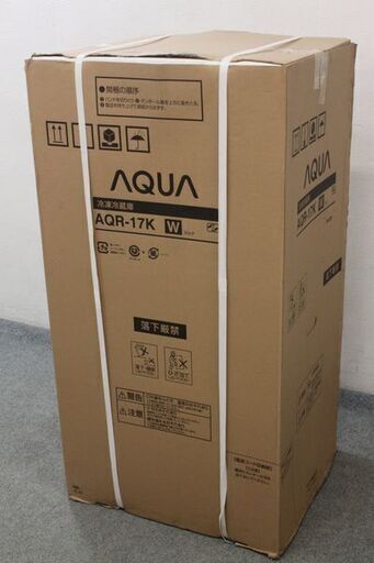 新品未使用 アクア 2ドア冷凍冷蔵庫 168L AQR-17K-W ミルク AQUA  新品家電 店頭引取歓迎 R5608)