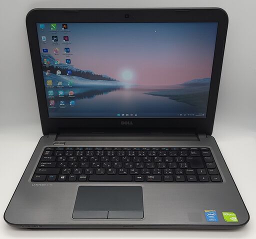 Dellノートパソコン i5（中古）4GBのメモリ、SSD240GB, 14画面、NVIDIA GeForce GT 740M、Windows11, Office2021, Photoshop2021, Illustrator2021,Corel2021,FilmoraX等.