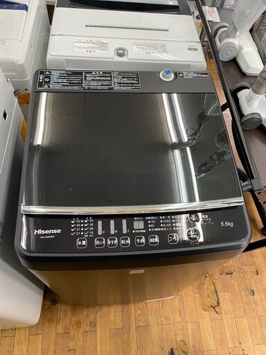 人気商品!早い者勝ち!!　ハイセンス　洗濯機　2017年製　HW-G55E5KK　5.5kg　〖リサイクルショップどりーむ鹿大前店〗