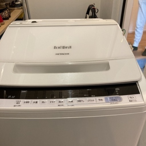 洗濯機　日立　ビートウォッシュ　8キロ　2018年製