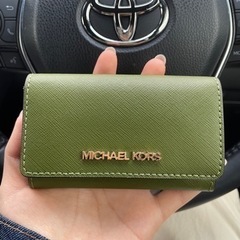 MICHAEL KORS カード入れ オリーブ