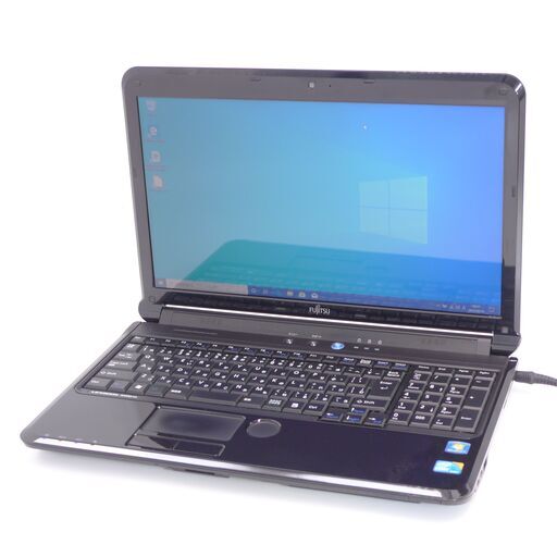 中古良品 Wi-Fi有 日本製 ノートパソコン 富士通 AH550/5B 15.6インチ Core i5 4GB 640GB Blu-ray 無線 webカメラ Windows10 Office