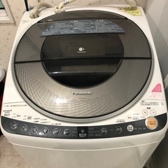 差し上げます  パナソニック　全自動電機洗濯機（乾燥機付き）8kg