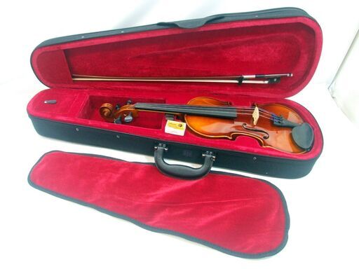 メンテ済み 美品セット スズキバイオリン No300 3/4 状態良好 1995年 ほぼ未使用弓 アジャスター内臓テールピース 軽量三角型ケース 全国発送対応 中古バイオリン 名古屋近郊 手渡し可能 愛知県清須市より 管理（カ）J7126 メンテ済み 美品セット スズキバイオリン No300 3/4 状態良好 1995年