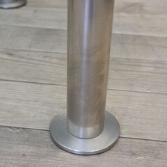 【ジモ取引終了8/4】≪W600ジ≫Ronald schmitt/ロナルドシュミット Gironda/ジロンダテーブル ガラステーブル/可動テーブル ドイツ製 インテリア 円/丸