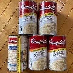 空缶　キャンベルスープ　5缶　DIY 