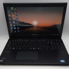 Sonyノートパソコン i7（中古）8GBのメモリ、SSD240GB, 15.5画面 