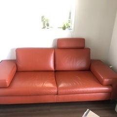 KELVIN GIORMANI ケルビン ジョルマーニ3人掛けオレンジ色