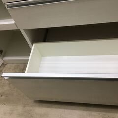 松田家具 120センチ幅 キッチンボードクラッチWH 家具 インテリア 家具