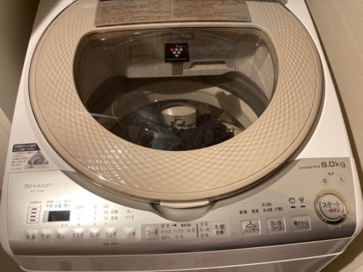 SHARP洗濯機　 ES-TX8B