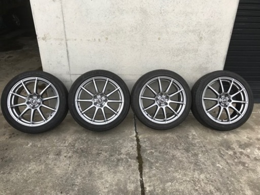 18×7J PCD114.3 5H オフセット48