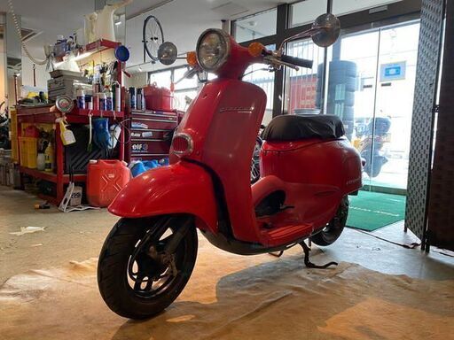 □HONDA GIORCUB AF53 ホンダ ジョルカブ 50cc 8434km レッド 実動