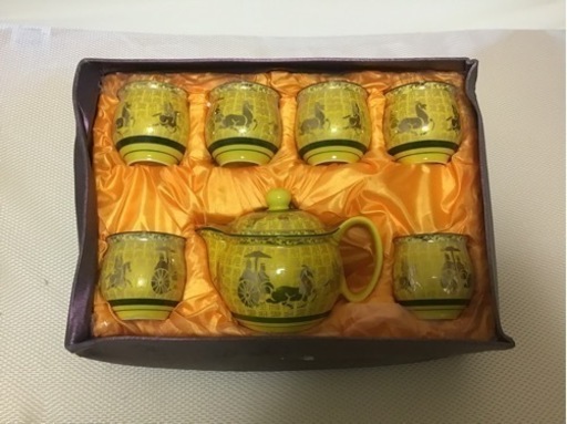 中国の陶器お茶セット