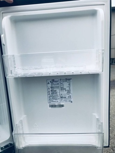 ✨2017年製✨2655番Hisense✨2ドア冷凍冷蔵庫✨HR-D15AB‼️