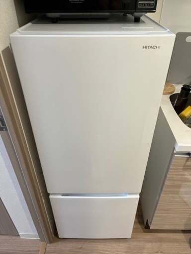 【美品】冷蔵庫　HITACHI RL-154NA 2021年製