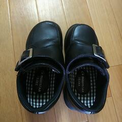 男児靴 フォーマルシューズ 黒 15cm 