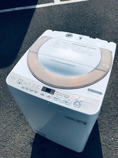 ①ET2484番⭐️ 7.0kg⭐️ SHARP電気洗濯機⭐️2019年式